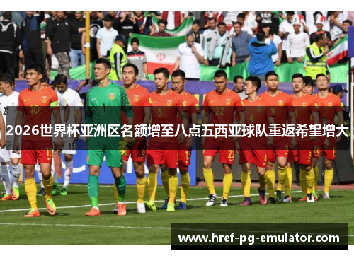 2026世界杯亚洲区名额增至八点五西亚球队重返希望增大 2026世界杯亚洲区名额增至八点五西亚球队重返希望增大